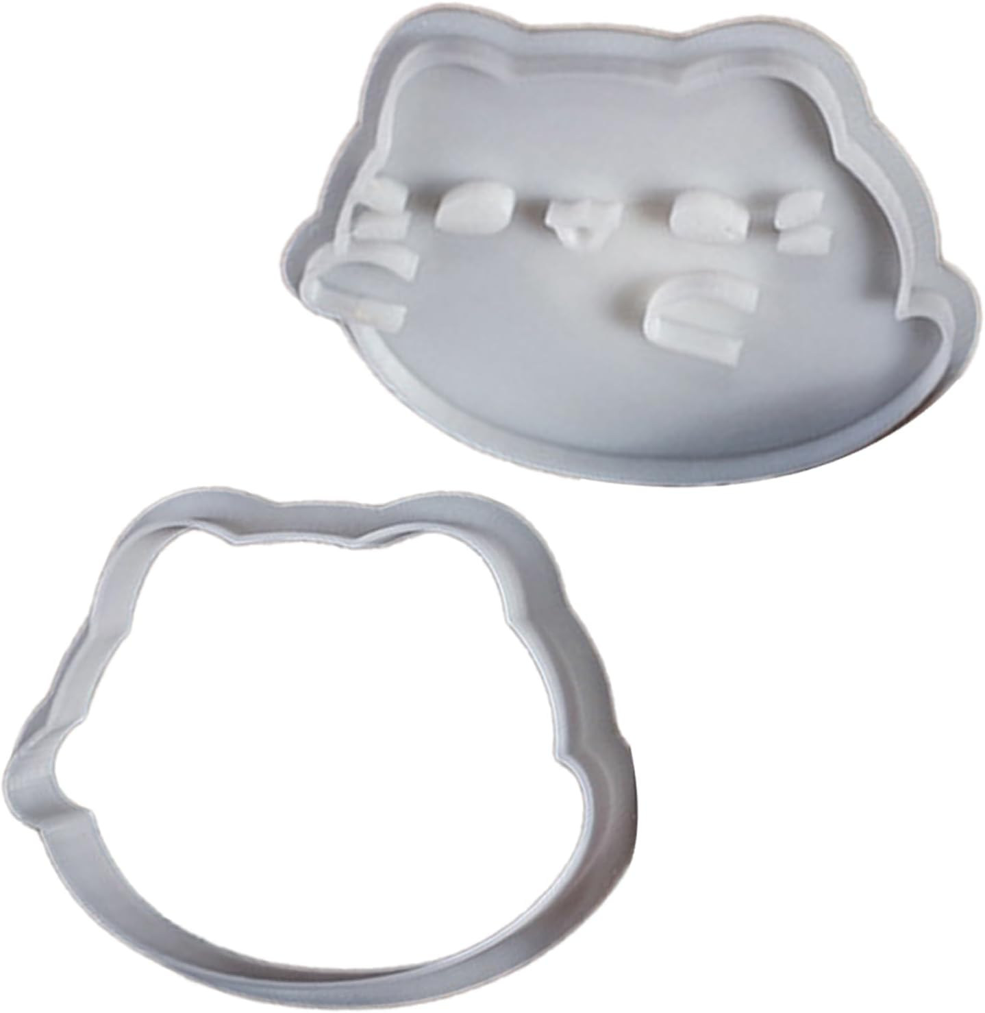 Dessert Cutter Mold | Halloween-Themed Cute Cat Baking Cutter - Embossing Kitten Animal Moulds Kitchen Gadget for Fondant Dough Chocolate Cheese Dessert Making image number 1