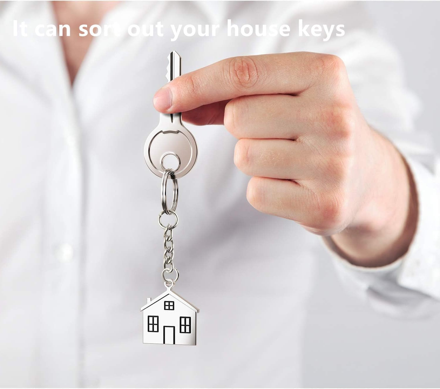 150 Pcs 25Mm Sliver Key Chain Rings Kit, Stainless Steel Keyring Chain Key Ring Craft for Keys DIY Bags Jewellery Making, 3 Styles image number 1