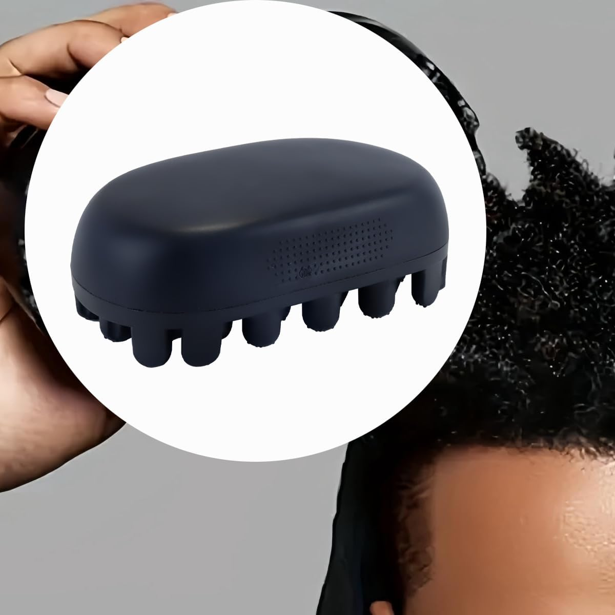 Orivin Curling Brush, Afro Sponge Curling Brush, Styling Tool for Defined Curls, Easy to Use with Curling Creams or Oils for Home and Salon Use image number 1