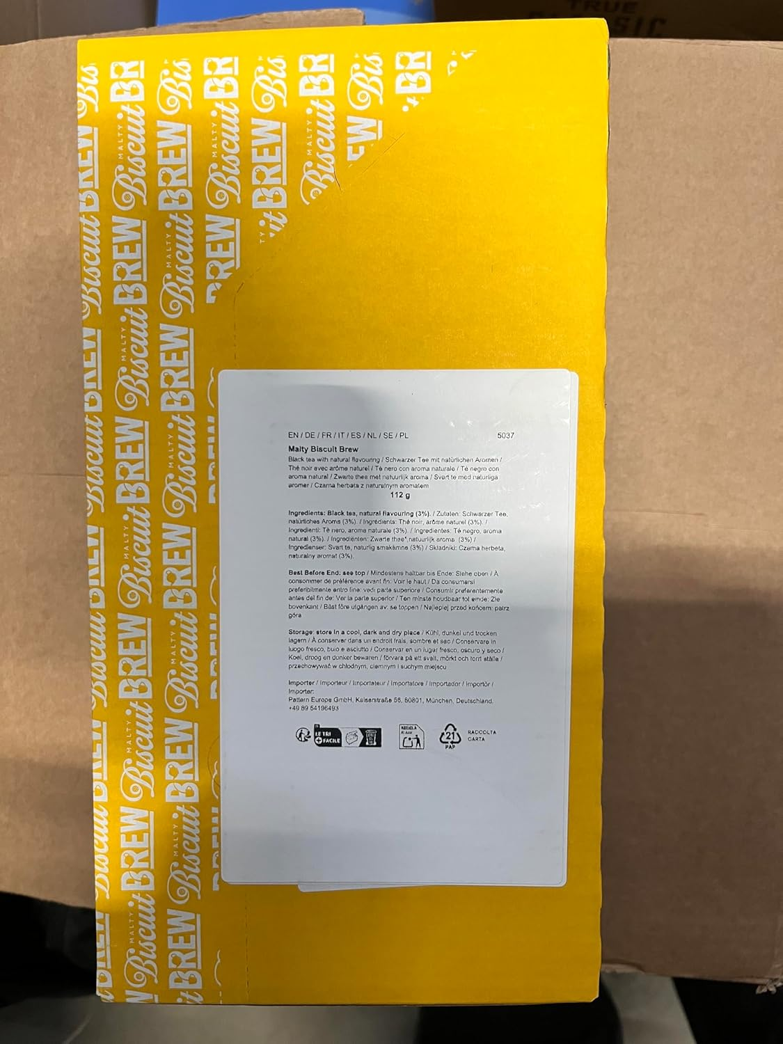 Yorkshire Tea Biscuit Brew Flavoured Tea Bags, 4 Boxes of 40 Tea Bags (Total 160 Bags) image number 4