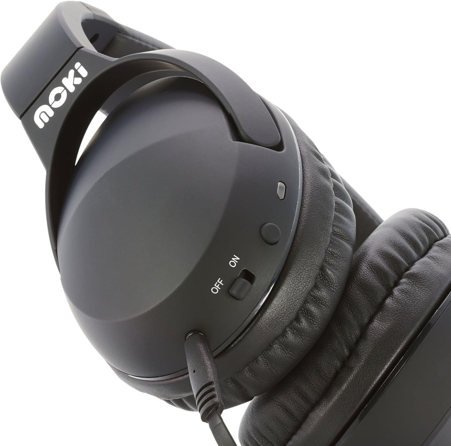 Moki Noise Cancellation Headphones, Black image number 3