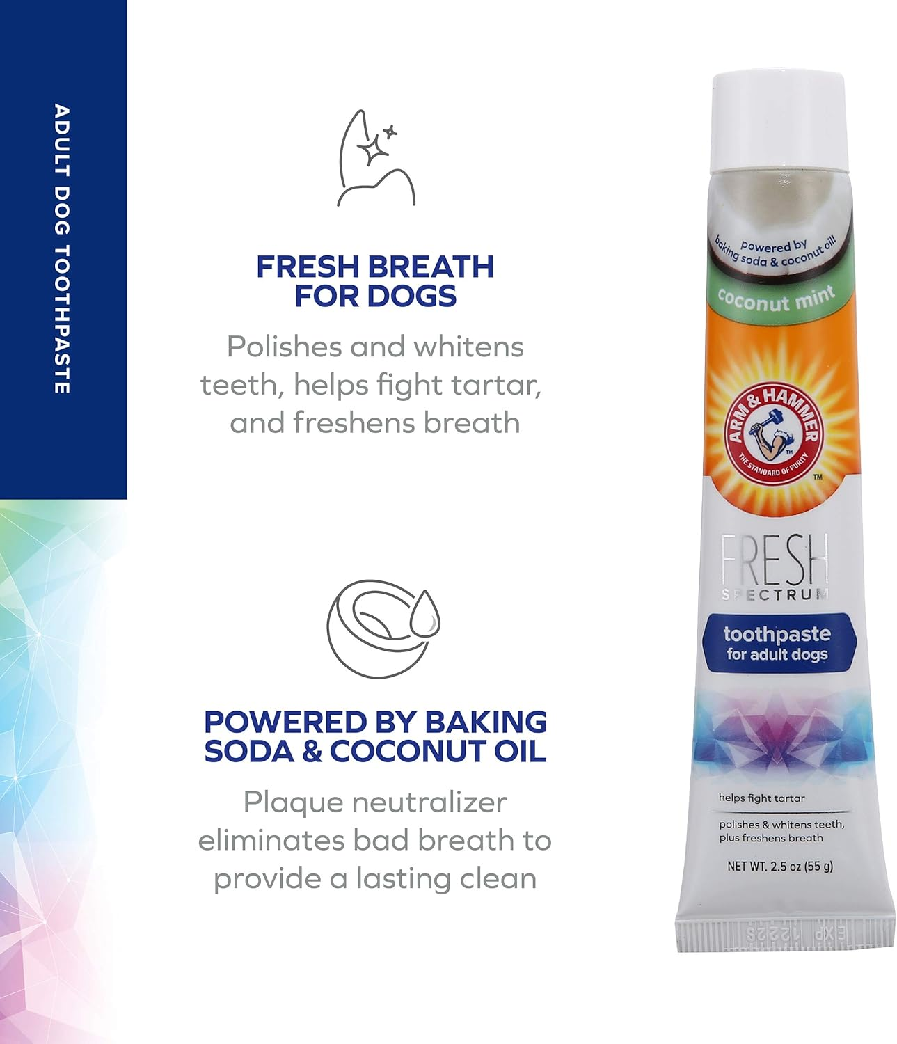 Arm & Hammer Fresh Coconut Mint Toothpaste Dogs image number 4
