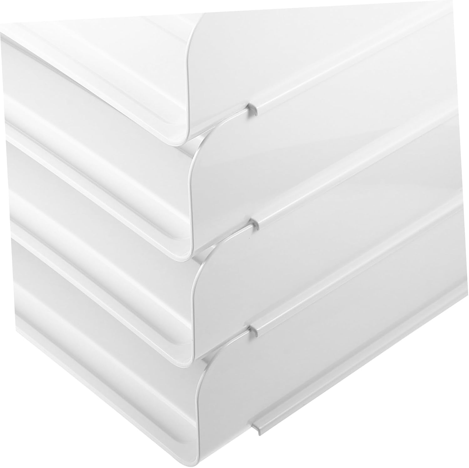 Jojofuny Desk File Organizer Paper Tray Organizer Modern Design Paper Storage for Office Home image number 4