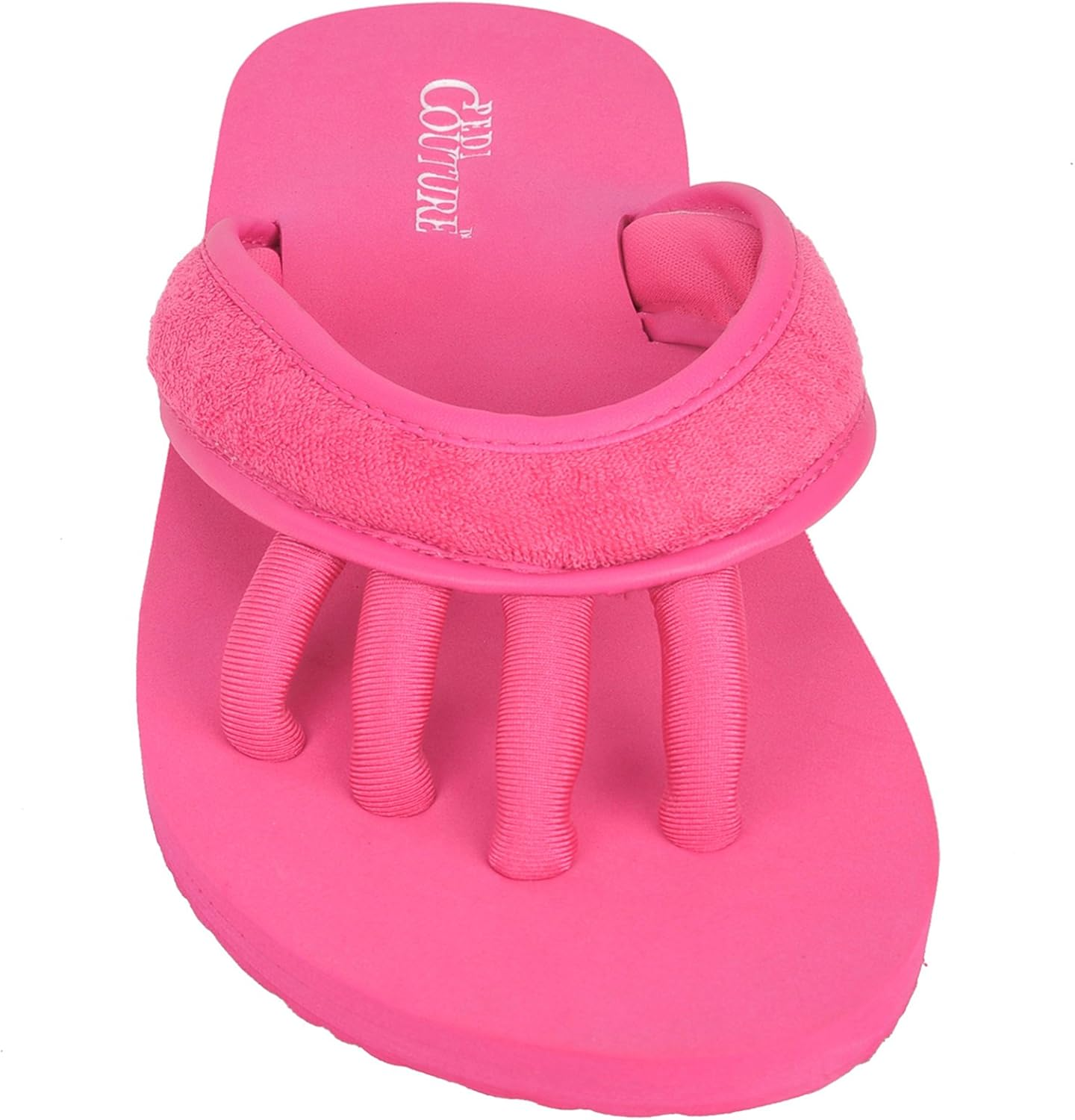 Pedi Couture Sandals, XL Size 41+, Lightweight Women'S Sandals with Toe Separator, Shower Slippers, Toe Mules, Leisure, Bath, Sauna Shoes, Spa, Pedicure image number 1