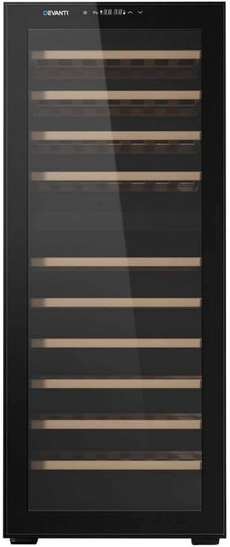 Devanti Wine Cooler Mini Fridge Organiser Compressor Fridges Tools & Gadgets Rack 80 Bottles Storage Coolers Bucket Beverage Chiller Bar Drink Dispenser Ice Chest Soda Compact Refrigerator image number 3