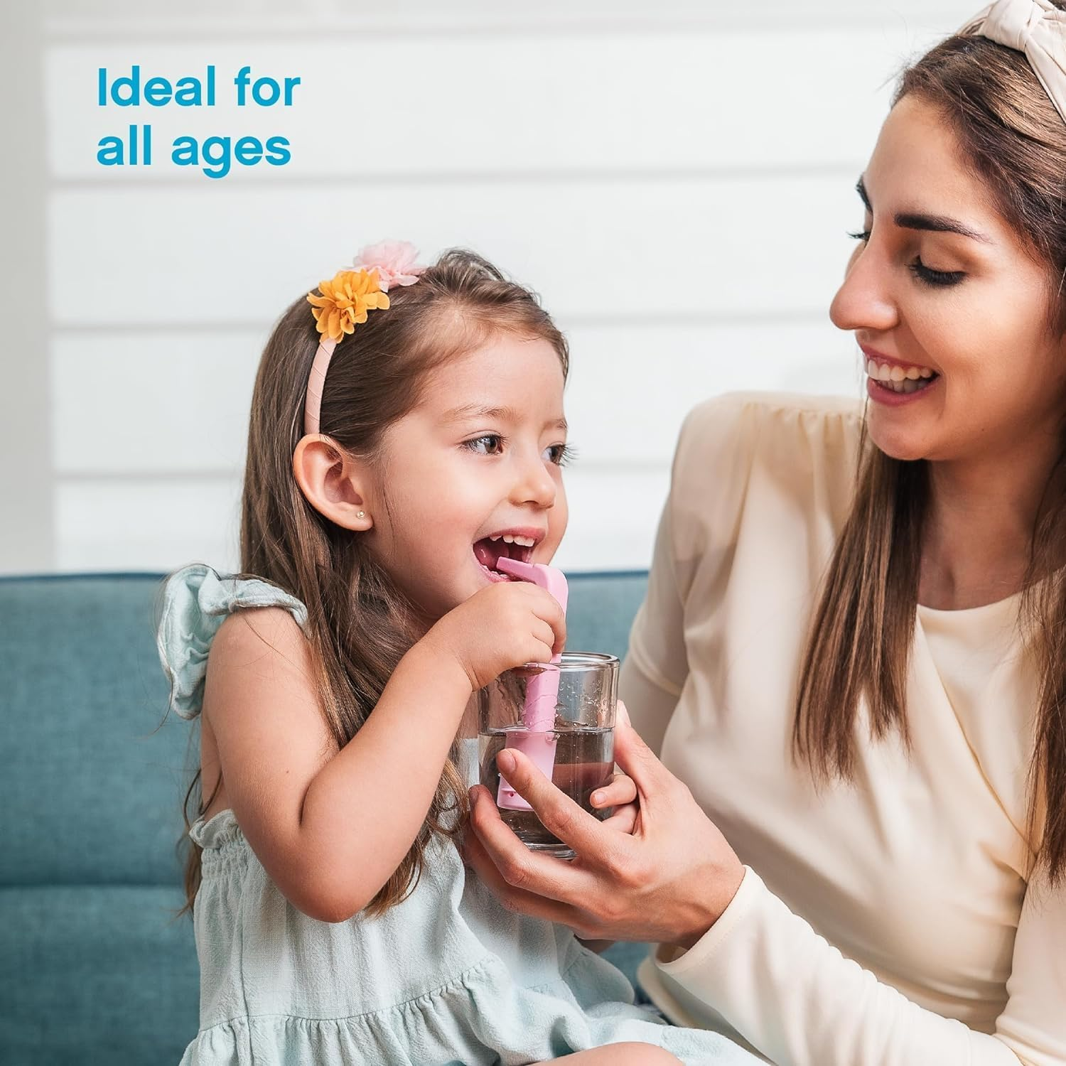 Hiccaway Hiccup Straw - Stops Hiccups Naturally & Fast - as Seen on Shark Tank - Clinically Proven Relief for All Ages, Children & Adults - (Hiccaway Family Pack Blue, Pink, Green, Purple) 4 Pack image number 6