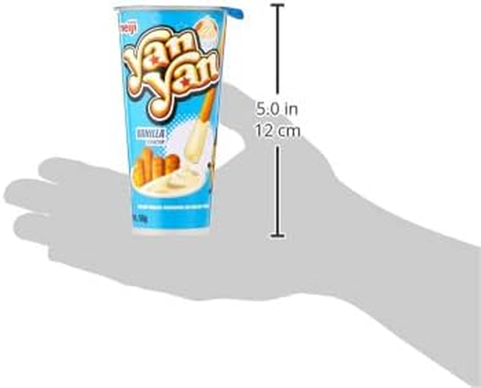 Meiji Yan Yan Vanillia Biscuits Stick 42G image number 1