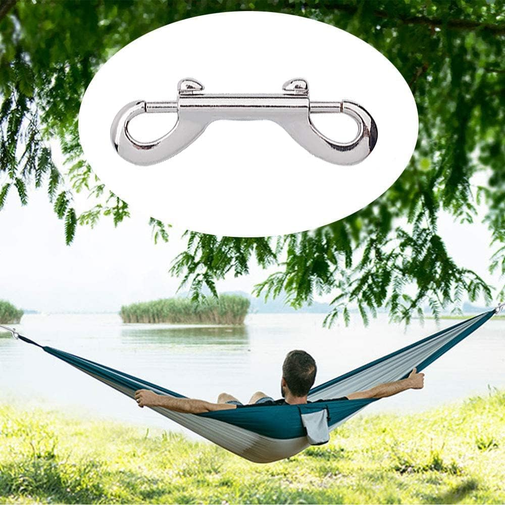 Zinc Alloy Double Trigger Clips,Bolt Snaps Double Ended Hooks Zinc Alloy Trigger Chain Metal Clips Key Holder,6Pcs Double Ended Bolt Snaps Hook,Snap Bolt Trigger Chain Clip,Heavy Duty Trigger Snaps image number 1