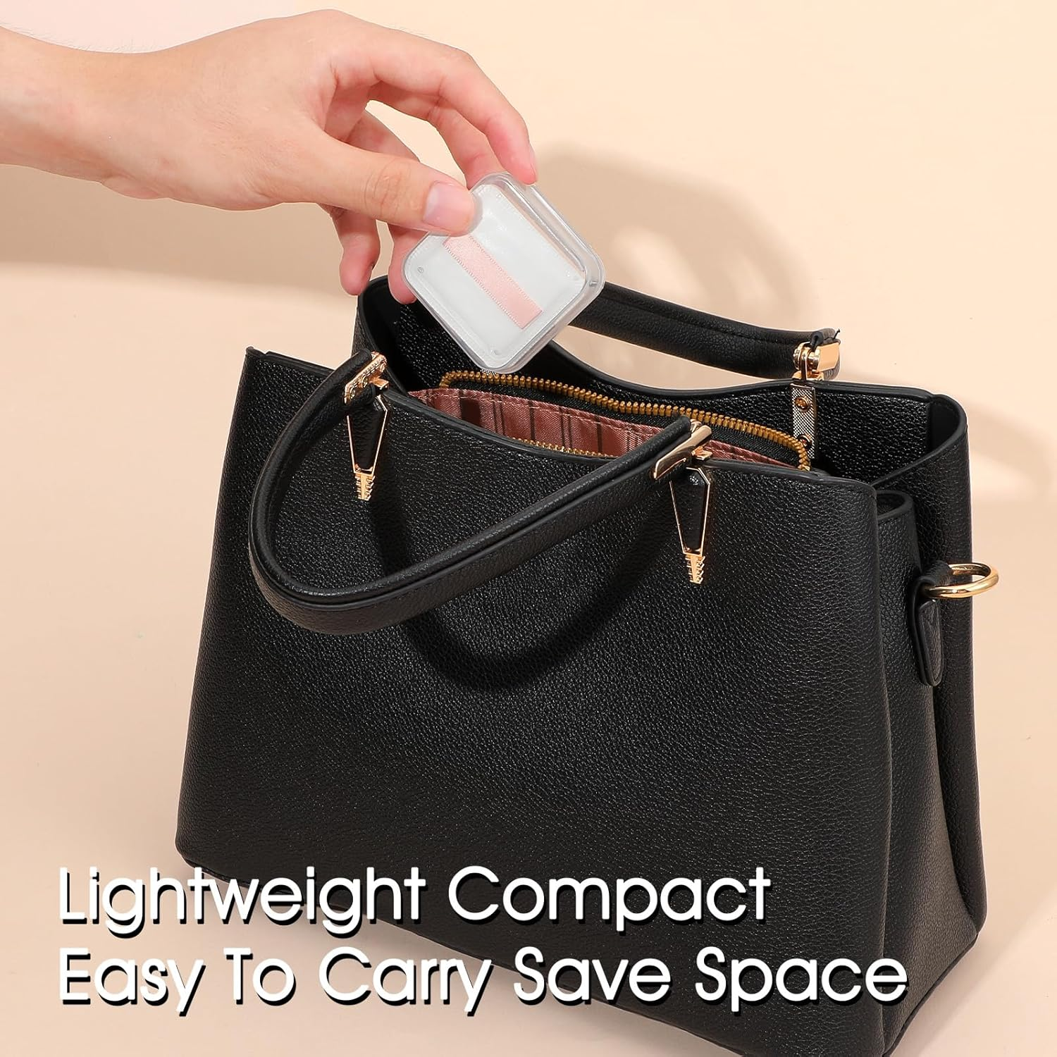 YBEATY 9 Pcs Powder Puffs with Holder Cases, Transparent Makeup Sponge Protective Container Reusable Portable Beauty Blender Holder Dust Proof Pocket Cosmetic Puff Box for Women Travel image number 5