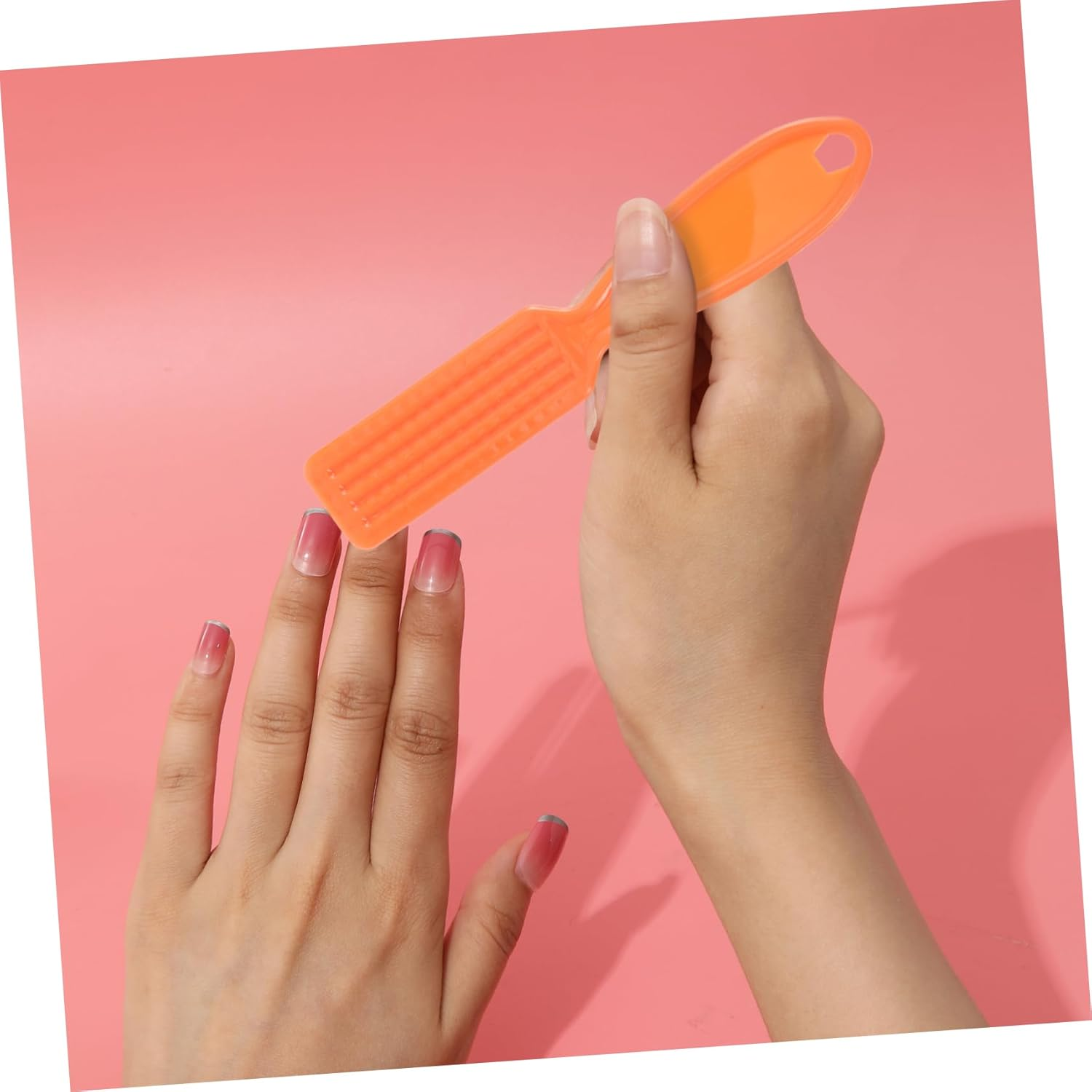 Gatuida 4Pcs Nail Brush Long Handle Nail Cleaning Brush Soft Bristles for Shower image number 1