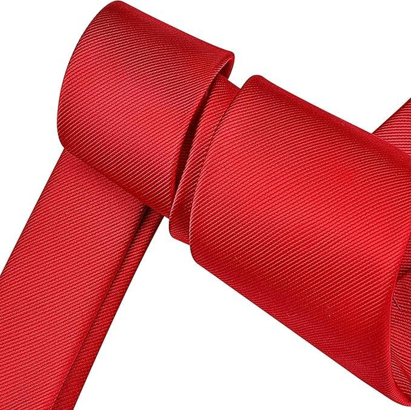 Men'S Formal Solid Color Fine Thread Jacquard Tie image number 3