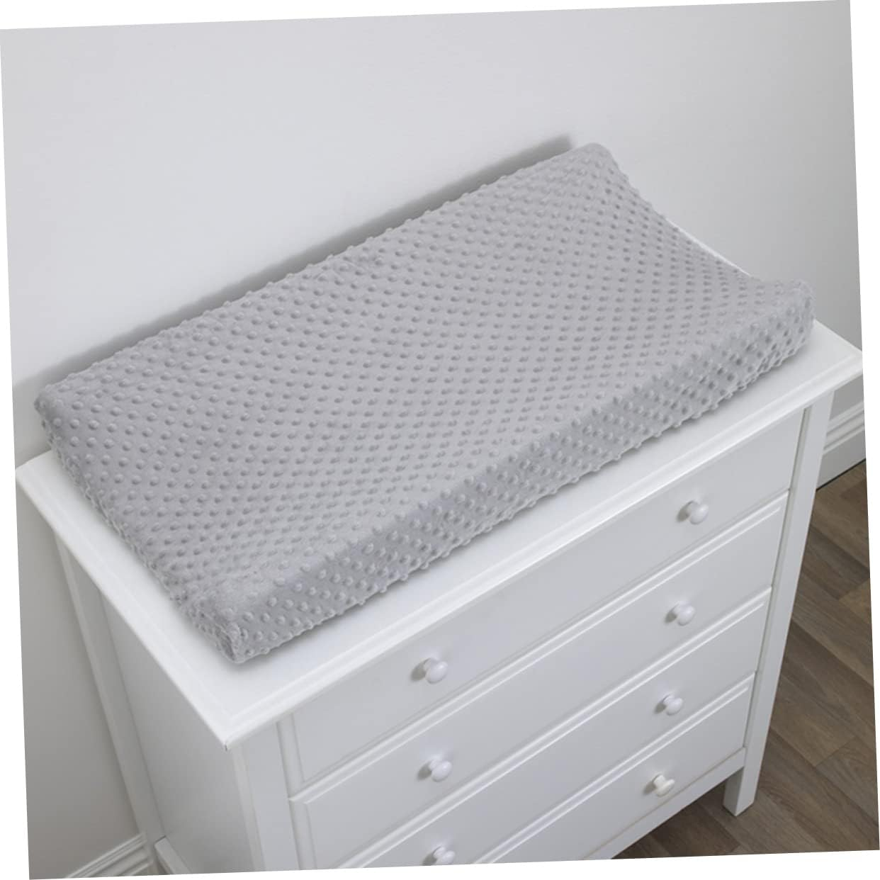 2Pcs Baby Changing Pad Cover and Changing Table Protector Set Polyester Fabric Detachable and Washable for Boys and Girls image number 1