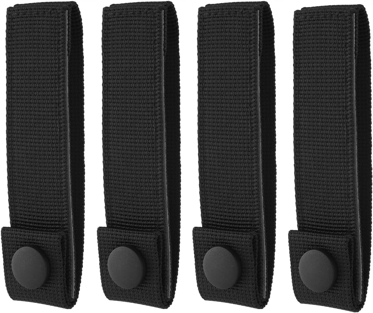 4 Piece MOLLE Fastening Straps, MOLLE Belts Practical MOLLE Belts Polyester MOLLE Backpack Attachment Accessories Connectors for MOLLE image number 1