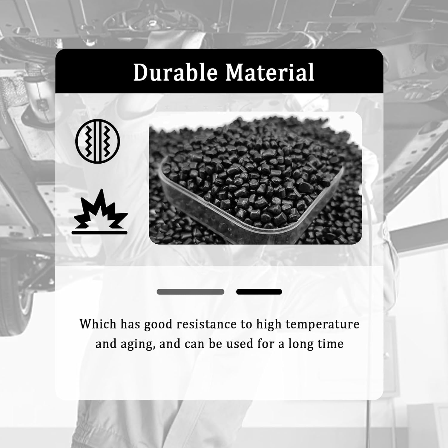 2PCS Jack Stand Pads,Anti-Slip Rubber Floor Jack Pad Fit 2-3 Tons Heavy-Duty Jacks Stands,Professional Floor Jacks Rubber Pads Provides Cushion & Protection Car Accessories image number 6