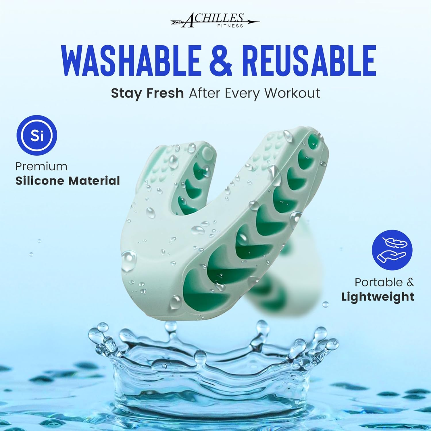 Jaw Exerciser- Achilles Fitness - Black image number 2