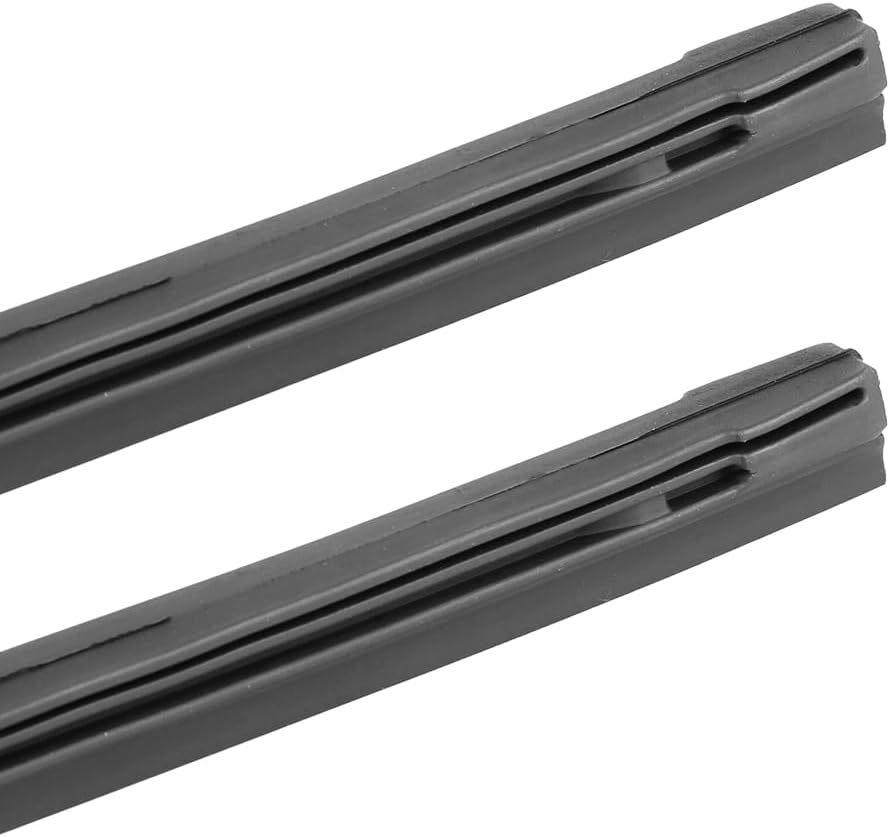 X AUTOHAUX 4Pcs 425Mm 650Mm 17" 26" 8X10Mm 3 Section Car Windshield Wiper Blade Refill image number 1