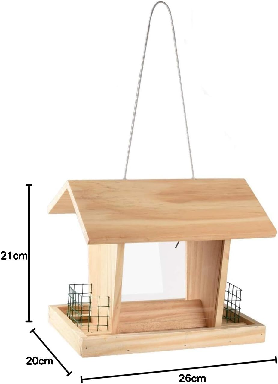 F Feeder for Birds Mado Varnish - for Hanging 26X20X21Cm image number 1