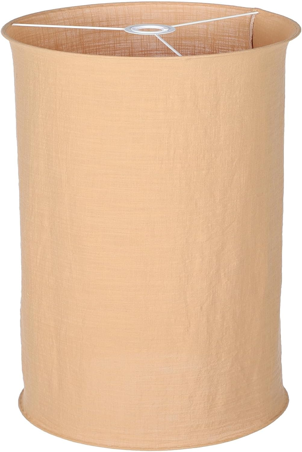 Didiseaon Fabric Pendant Lamp Shade E27 30Cm Khaki Foldable Linen Ceiling Cover for Table and Floor Lamps