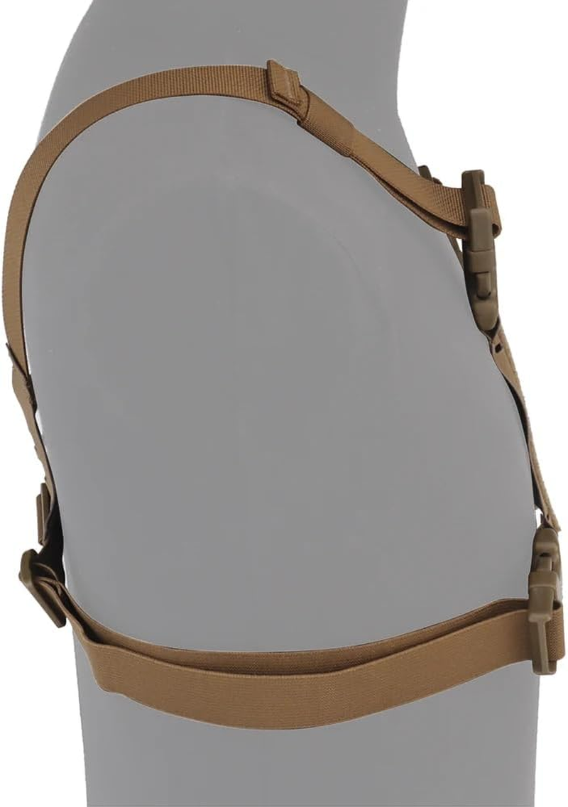 Tactical Navigator Harness Flip Lite Chest Rig Phone Carrier Bracket Fixing Strap Buckle Vest Smartphone Holster Outdoor Navigation Board Panel Holder Brown image number 5