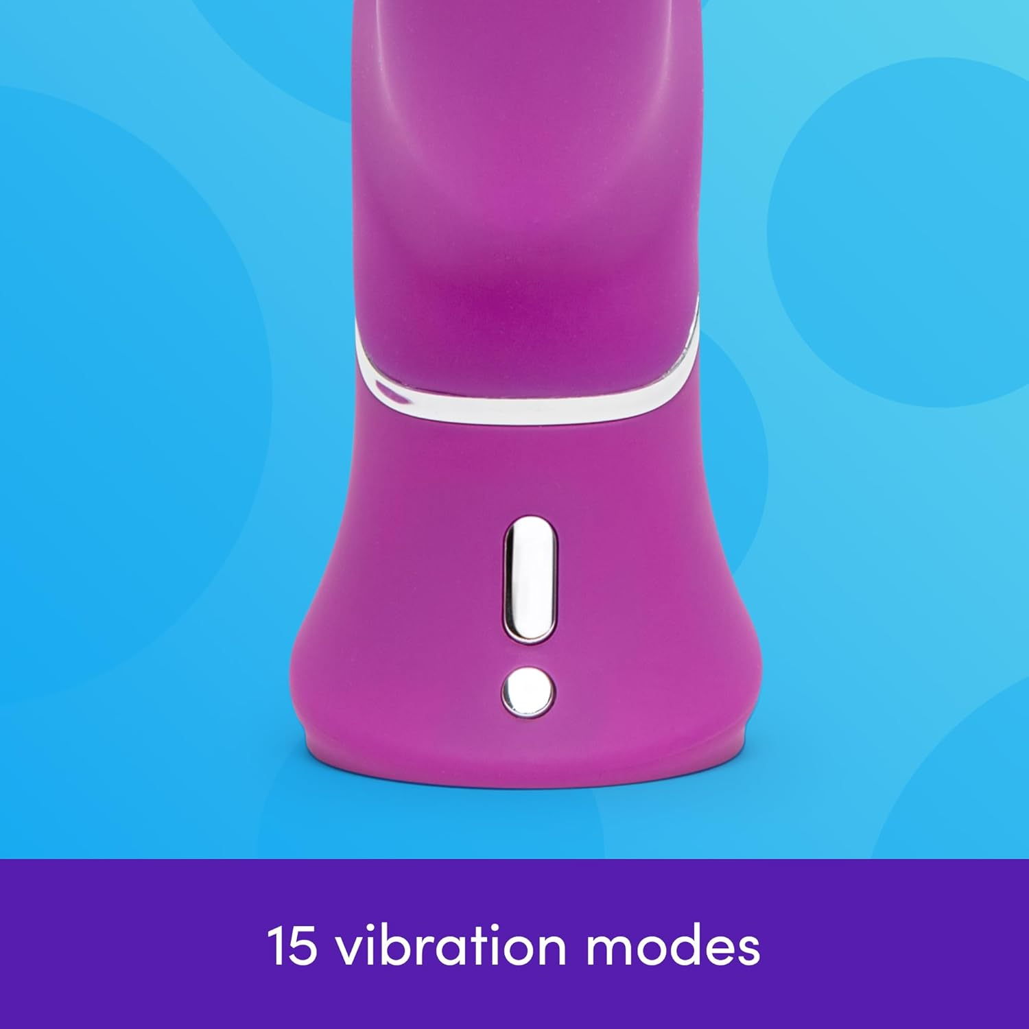 Lovehoney Thrusting Rabbit Vibrator for Women | Silicone Thrusting Dildo G Spot Massager Tool | 15 Powerful Vibration Modes | Dual Motor Clit Vibrator | Rechargeable Adult Sex Toys for Couples image number 3