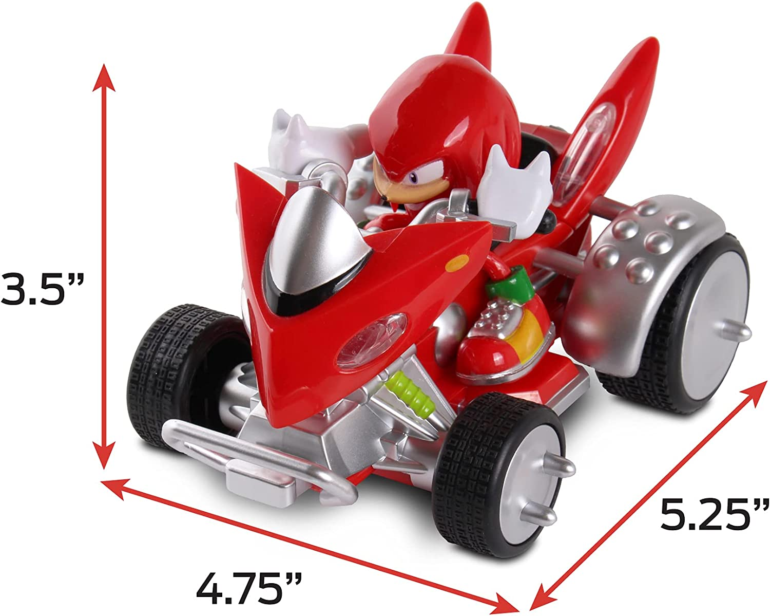 NKOK Sonic & Sega All-Stars Racing Pull Back Knuckles, Multi image number 2