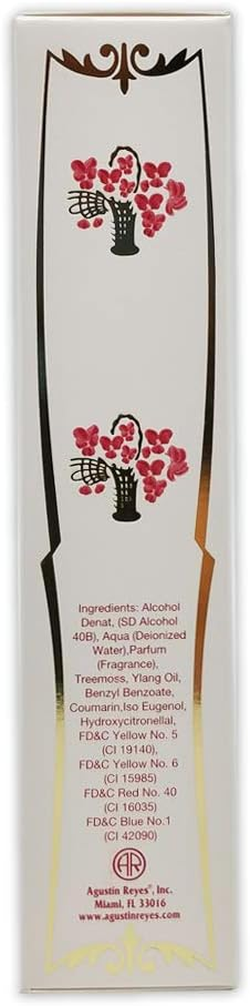 Royal Violets by Agustin Reyes 150Ml Agua De Colonia Eau De Cologne Glass Bottle image number 3