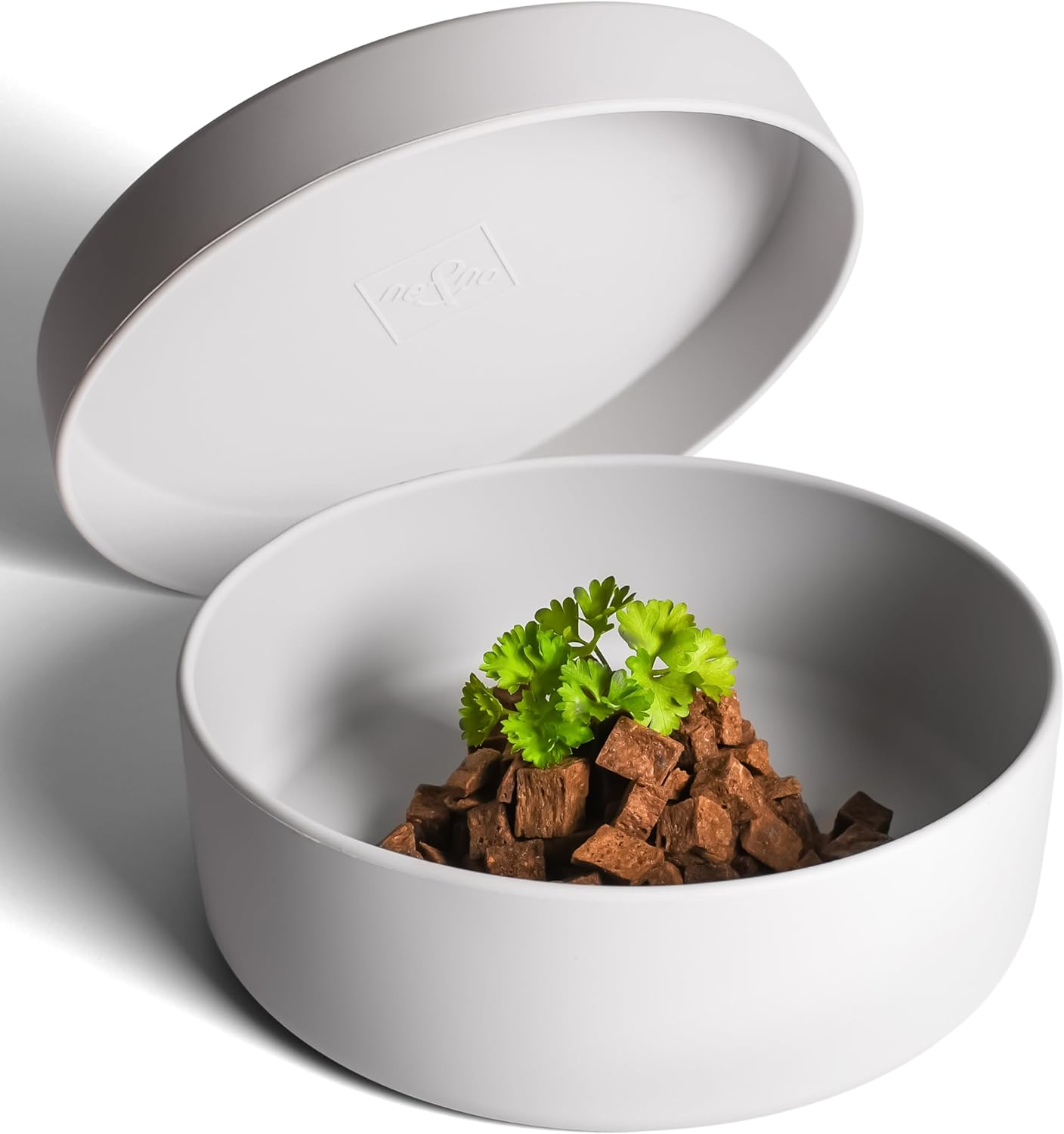 Ne&No&reg; Silicone Dog Bowl 1200 Ml with Lid for Small and Medium Dogs | Airtight Sealed in the Fridge | Feeding Bowl Dog Non-Slip | Feeding Bowl Dog Set image number 6