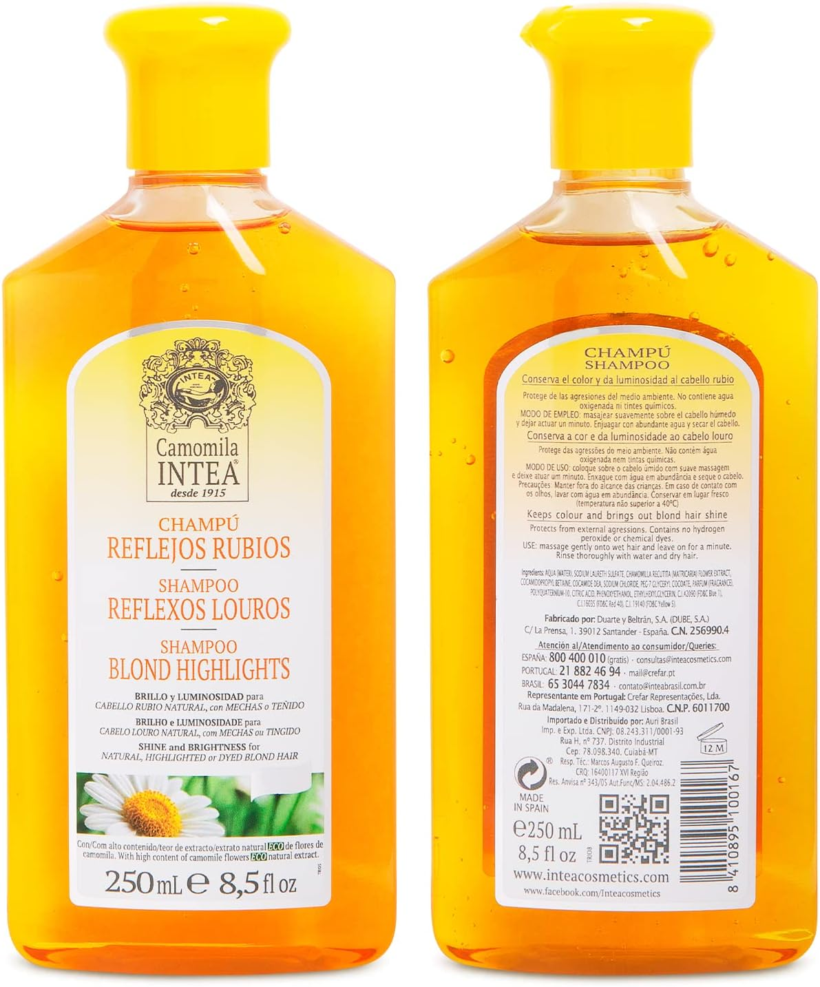 Intea Adult Blonde Reflex Shampoo 250Ml image number 4