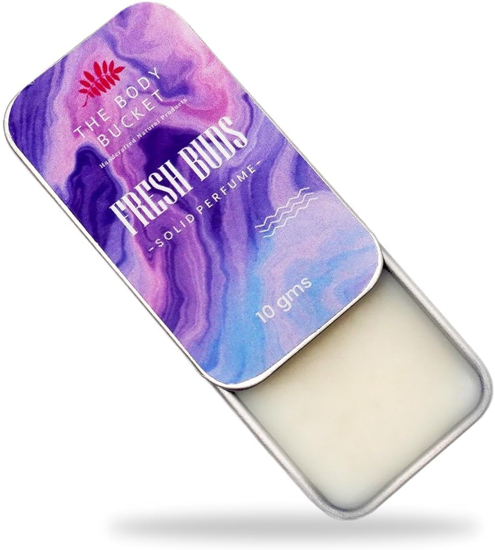 MANTRAMART FRESH BUD Solid Perfume Balm 10G &ndash; Alcohol-Free Fragrance | Compact Pocket Size | Smooth Balm Application | Handmade Perfume | Unisex Gift Option image number 2