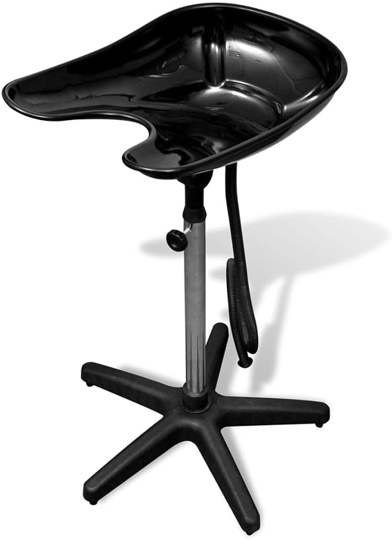 Salon Wash Basin Black Portable Shampoo Station Hair Salon Equipment image number 1