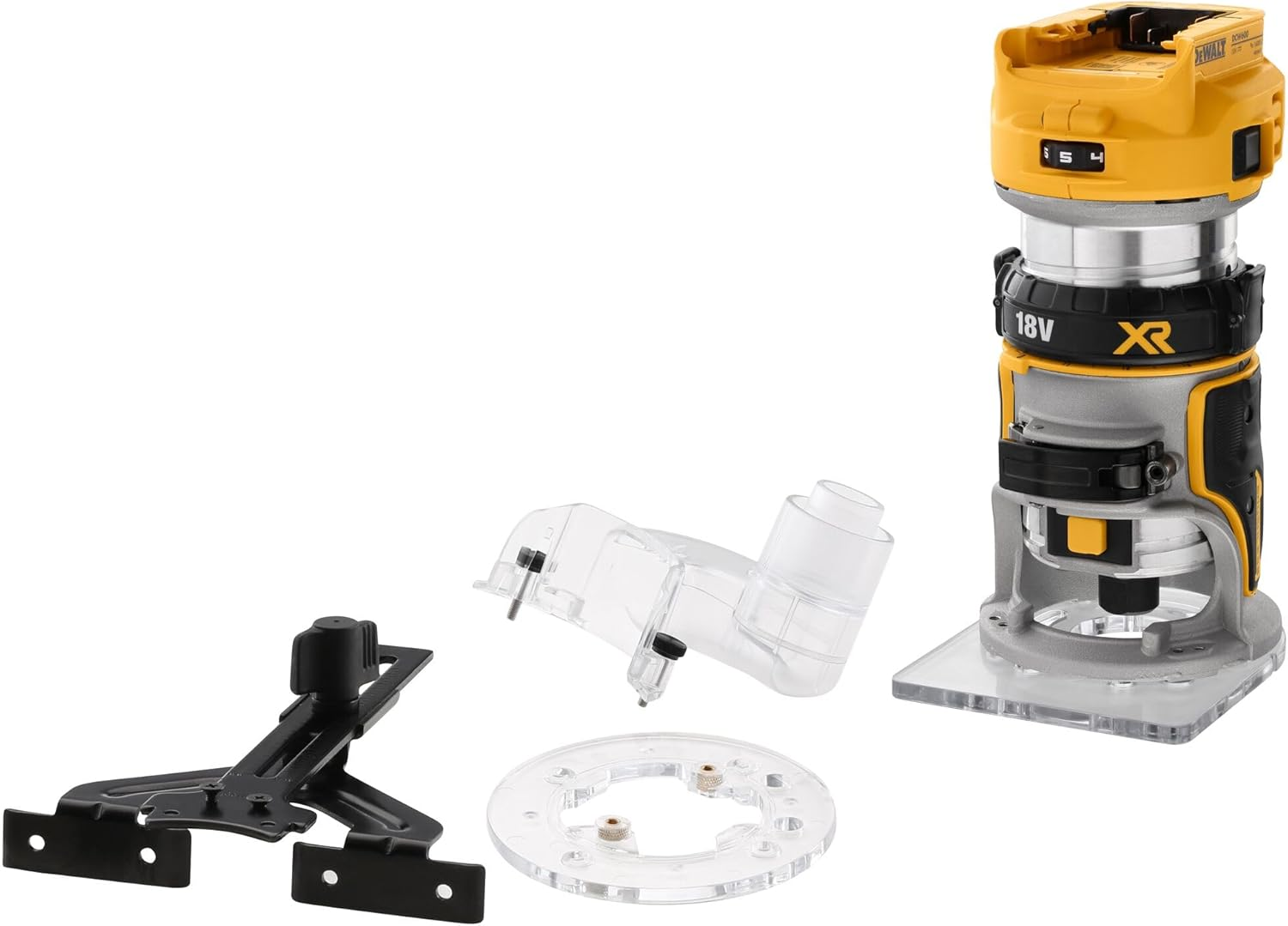 Dewalt 18V XR Li-Ion Cordless Brushless 6.35 Mm Laminate Trimmer Router