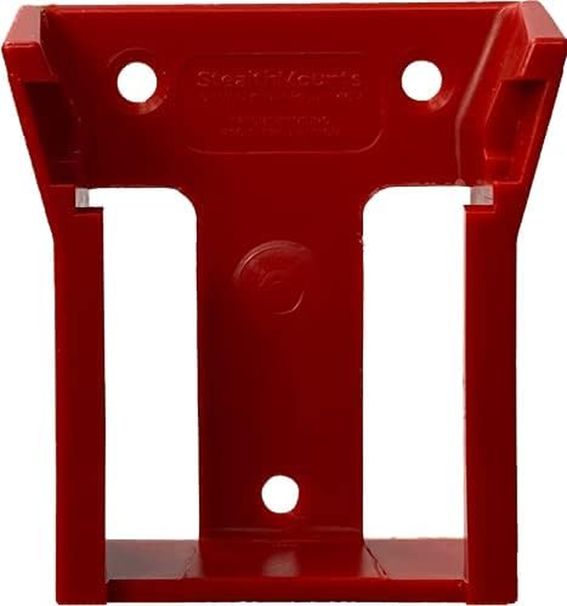 Stealthmounts Milwaukee Battery Holders M18 | Milwaukee M18 Battery Mounts for Milwaukee Power Tools | 6 Pack | Red Milwaukee M18 Battery Organizers image number 6