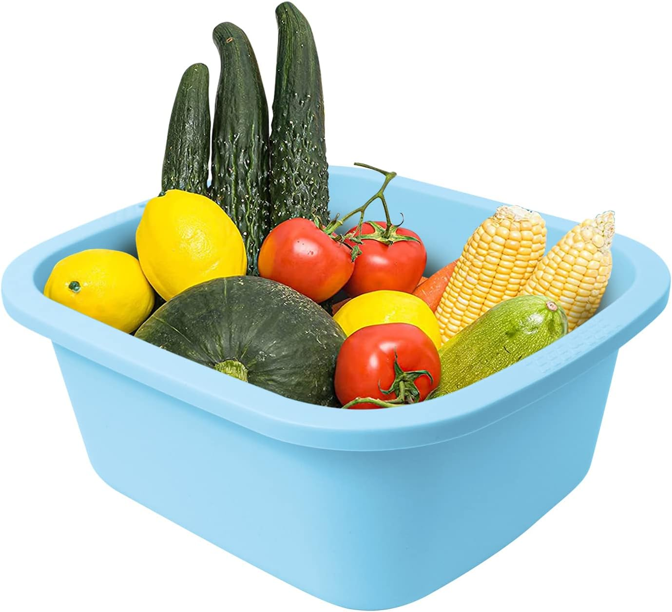 Foot Soaking Bath Basin, Large Size Feet Massager Tub, at Home Spa Pedicure Treatment, 2 Pack Green&Blue