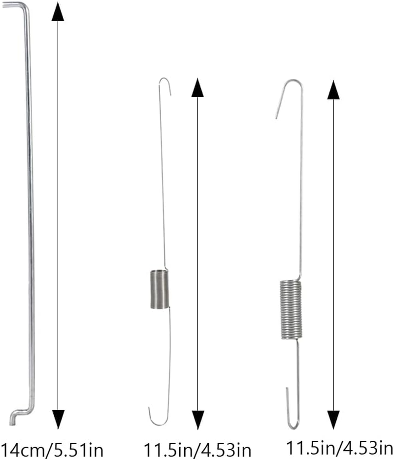 Throttle Return Spring Kit Carburetor Spring Classification Governor Connecting Rod Speed Control Spring Adjusting Lever Spring Rod for GX140 GX160 Gx200 Carburetor image number 4