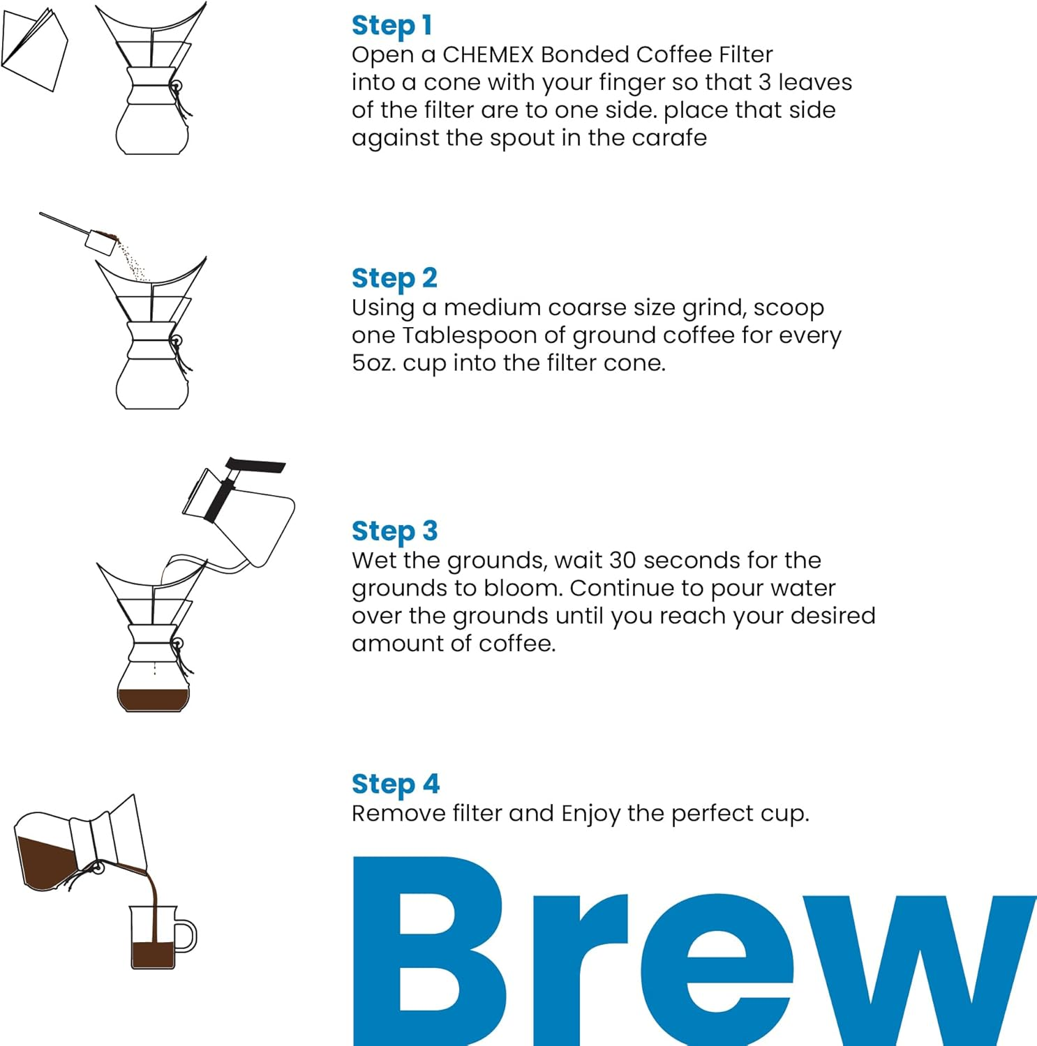 Chemex Pour-Over Glass Coffeemaker - Classic Series - 3-Cup - Exclusive Packaging image number 6