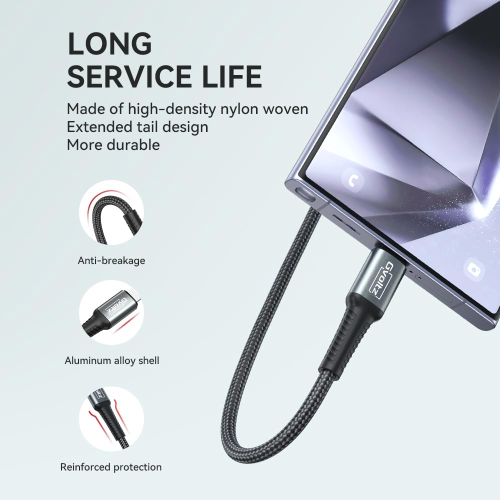 USB to USBC Cable 2M 2Pack, Gvoltz USB C Charger Cable for Iphone 17,16,15 Series Samsung S25,24,23, Android Auto, Motorola, Huawei, Xiaomi, LG, Xbox, PS5/4 Etc, 3A USB a to USB C Fast Charging Cord image number 5