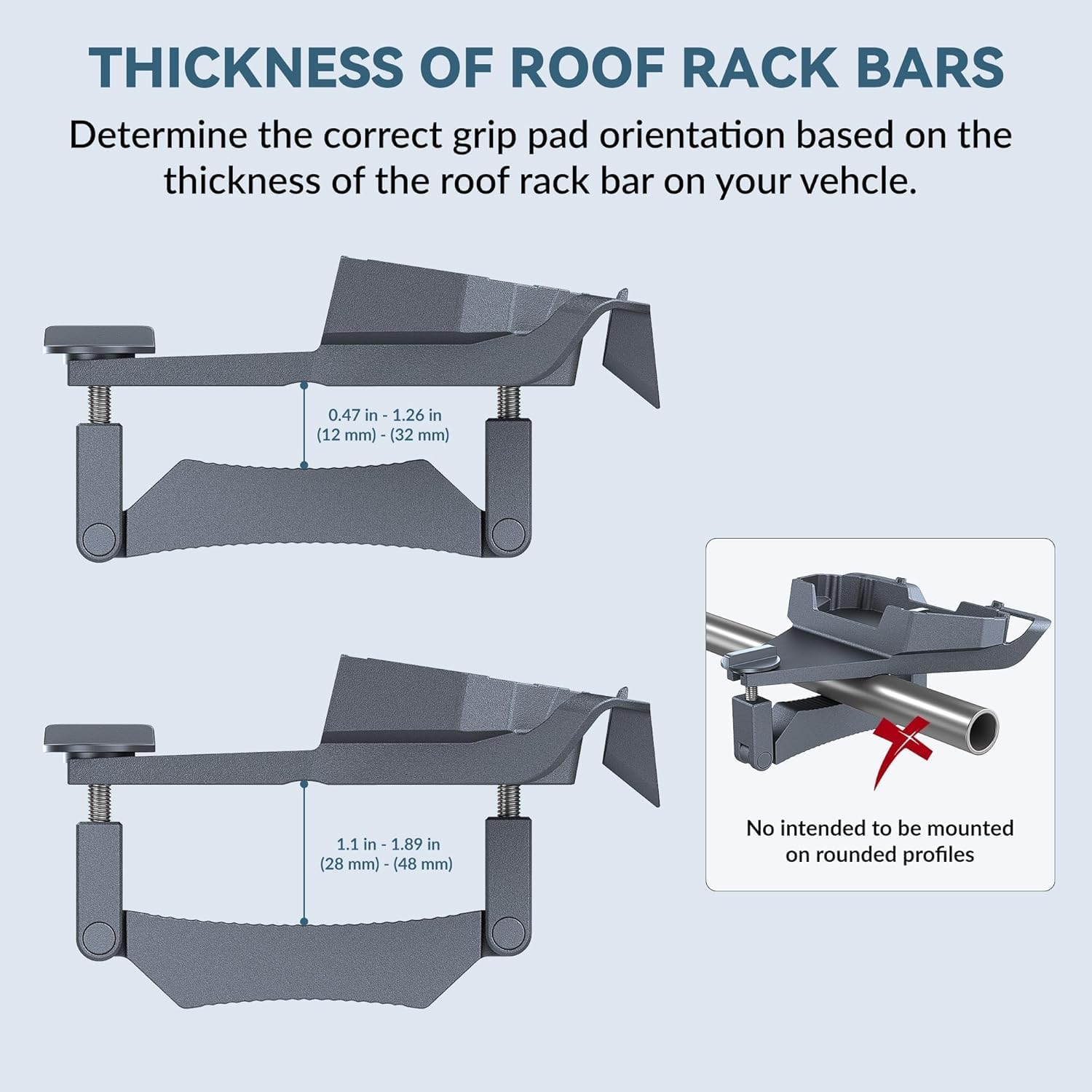 Daboot Starlink Mini Mount - Star Link Mini Roof Rack Mount 1.2-4.8CM for Satellite Accessories Fits Car RV Vehicle image number 6