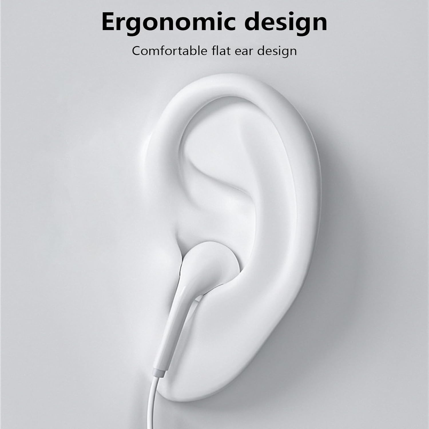 Noise-Canceling Earbuds with User-Friendly Features, Comfortable Fit Earbuds with Controllable 3.5Mm Earbuds image number 4