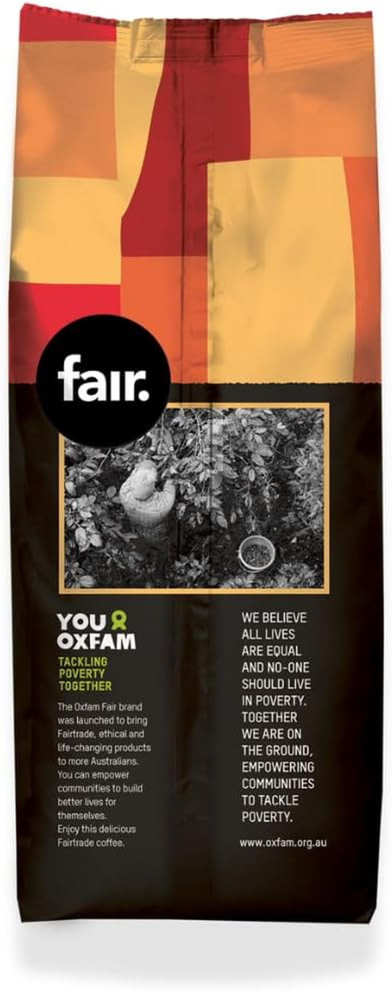 Oxfam Fair Fairtrade Organic World Blend Ground Coffee 1Kg image number 3