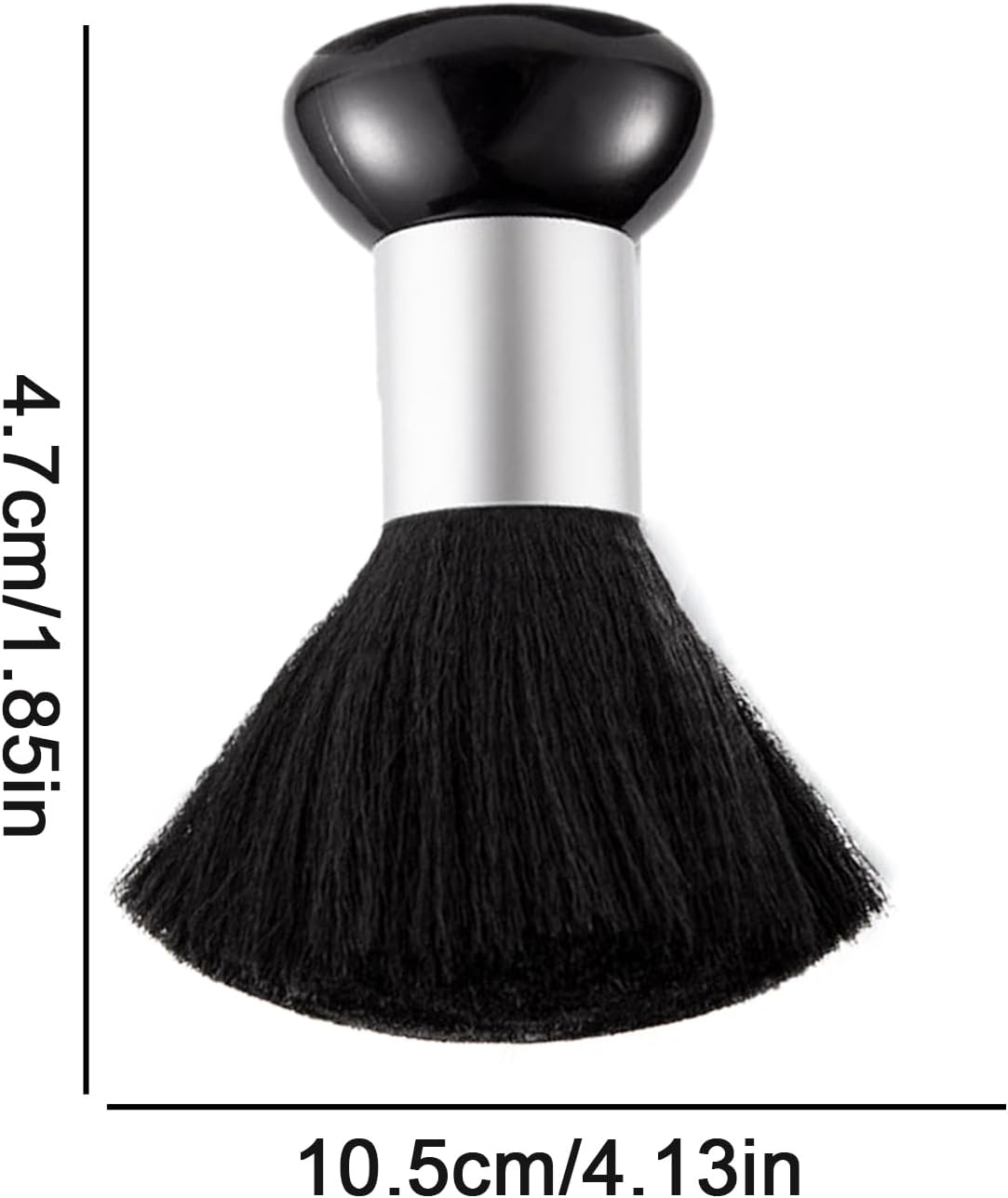 Barber Brush Neck Duster, Nail Dust Cleaning Brush, Hairdressing Tool with Soft Nylon Bristles, Broken Hair Remover, Ideal for Barbershops, Salons, Professional Grooming, Easy Use image number 2