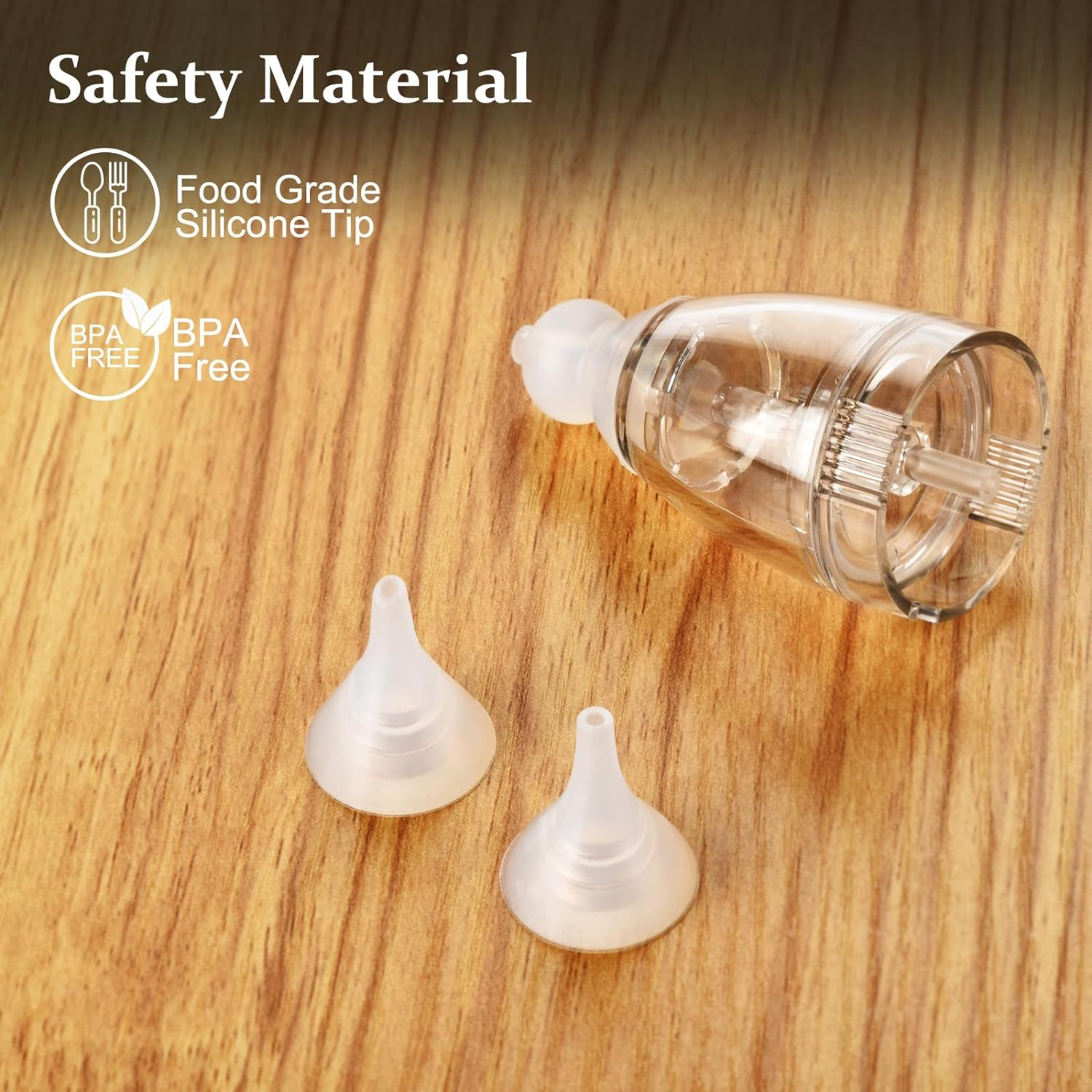 Nasal Aspirator for Baby, Rechargeable Electric Aspirator Hospital Grade Snot Removal with Music and Night Light, Large Flow and Strong Suction for Infants, Babies, Toddlers from 0 to 12 Year Old (Integrated Type) image number 3