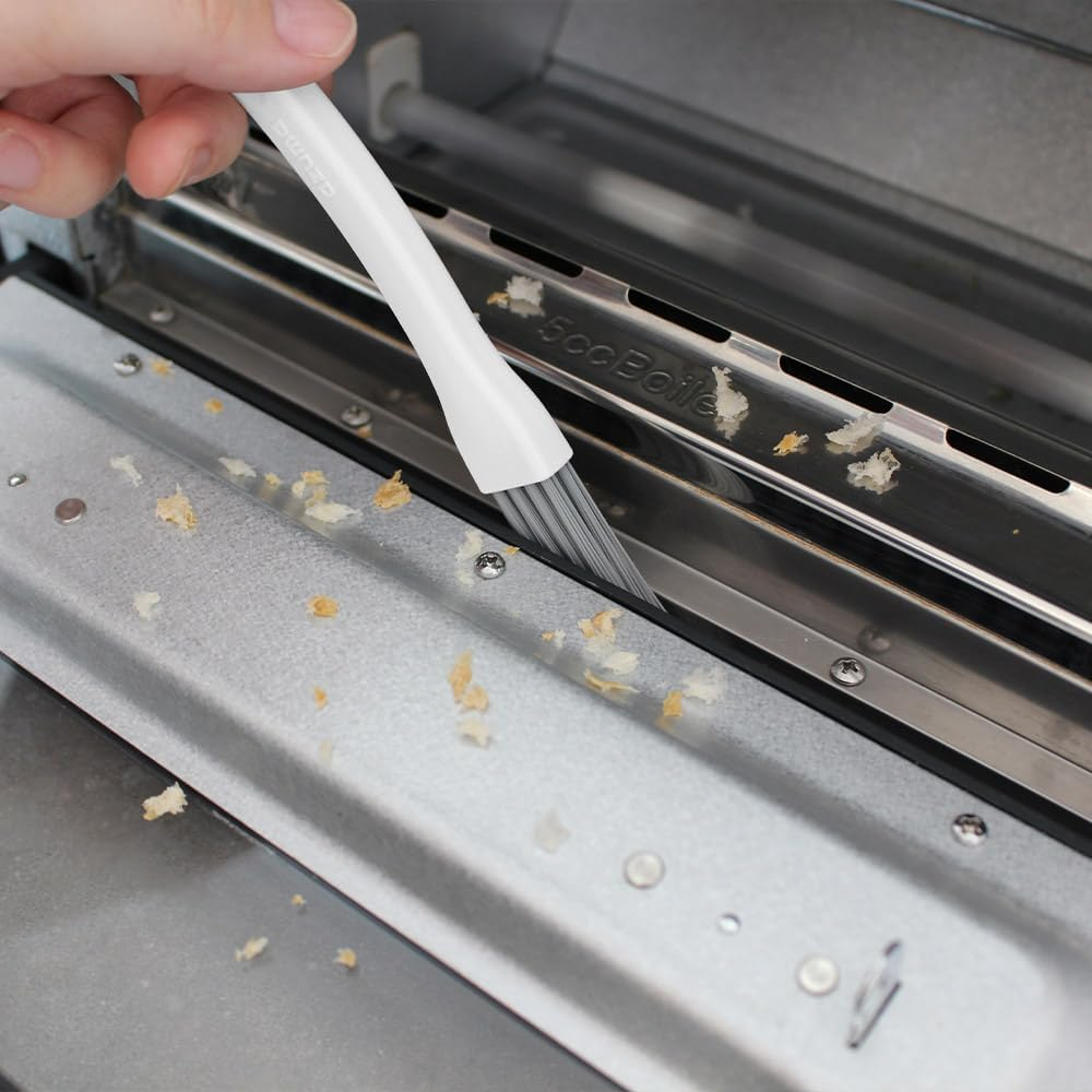 Azma Sm@Rt684 Toaster Oven Brush, Magnetic Storage for Refrigerator Walls and Toasters, Stovetop, Dustpan Catcher, Cleaning, Bread Crumbs image number 4