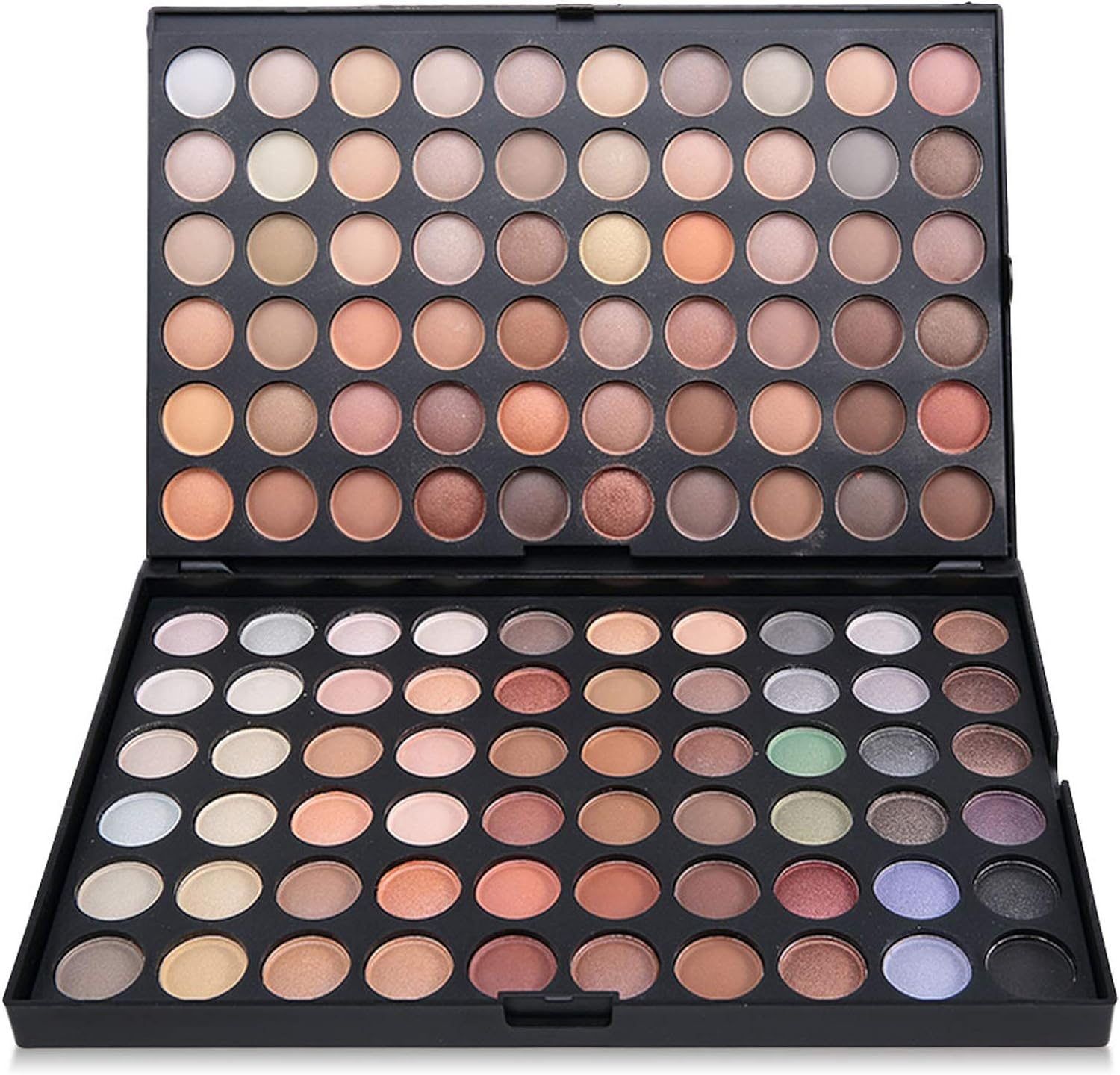 Joyeee Eyeshadow Palette Sets, 120 Colors Profession Nude Brown Eye Shadow Palet, Matte Shimmer Glitter Pearl All Highly Pigmented Blending Powder, Naked, Dark Brown, Black Smokey Eye Makeup Kit - 1 -120 Colourful Eyeshdow Palette image number 5