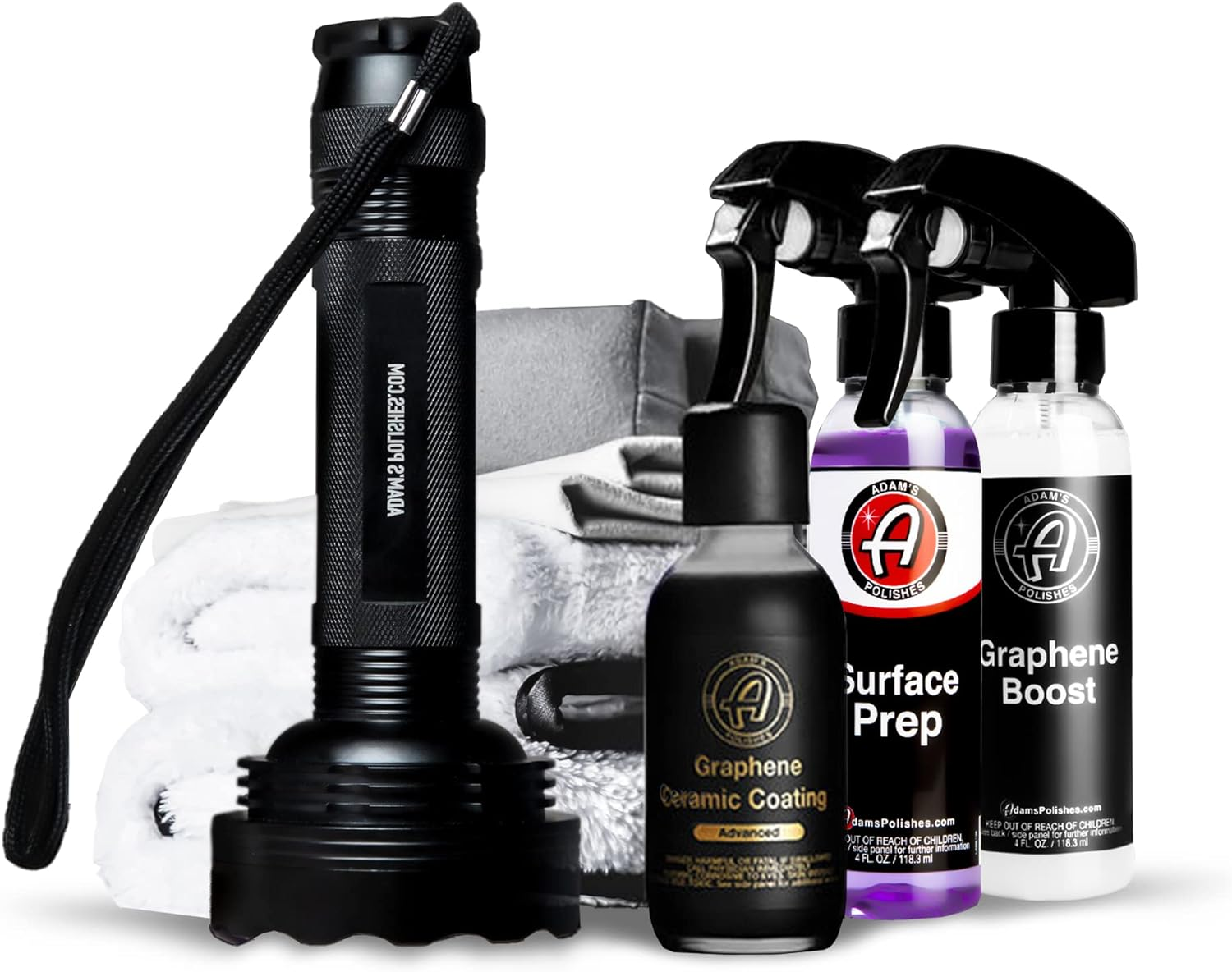 Adam'S Advanced Graphene Ceramic Coating (Complete Kit) - 10H Graphene Coating for Auto Detailing, 9+ Years of Car Protection & Patented UV Technology