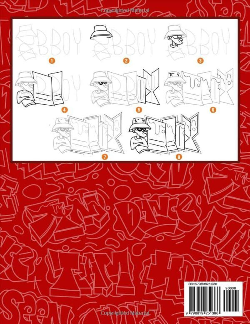 Learn How to Draw Graffiti Book: a Step-By-Step Guide to Teach Kids & Beginners How to Draw Graffiti Art Letters, Characters, and Fonts. image number 1