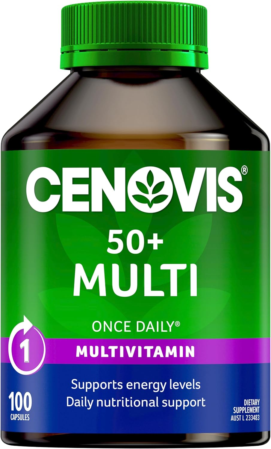 Cenovis 50+ Multi - All-In-One Multivitamin - Daily Nutritional Support for People 50 Years and Over, 100 Capsules image number 5