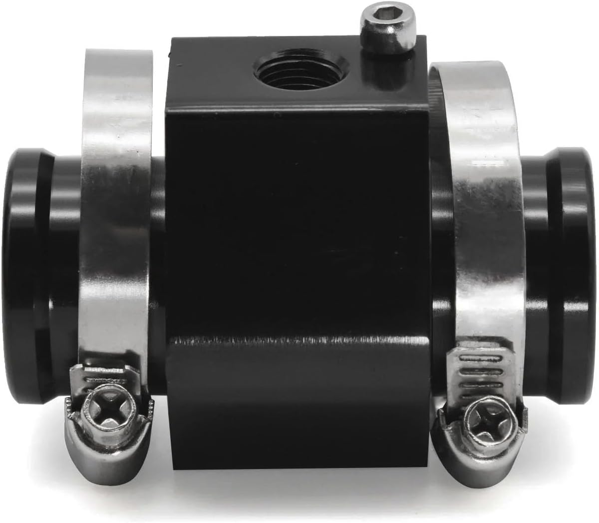 28Mm Universal Water Coolant Temperature Sensor Adapter with 2 Stainless Steel Hose Clamps &ndash; Radiator Hose Fitting for Temp Sensor Replacement image number 6