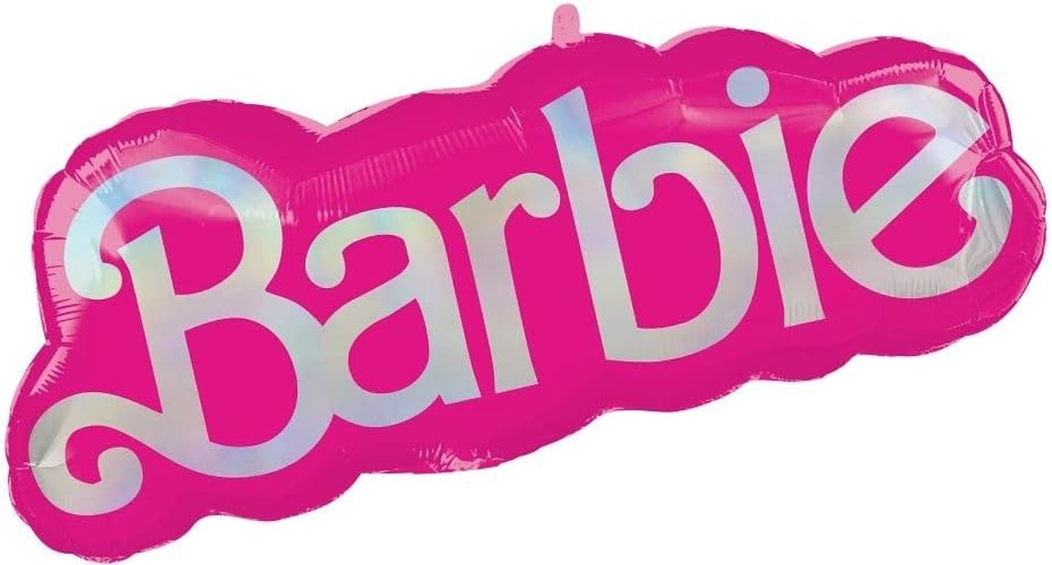 Anagram Licensed Foil Supershape Barbie (81Cm X 30Cm) Foil Balloon