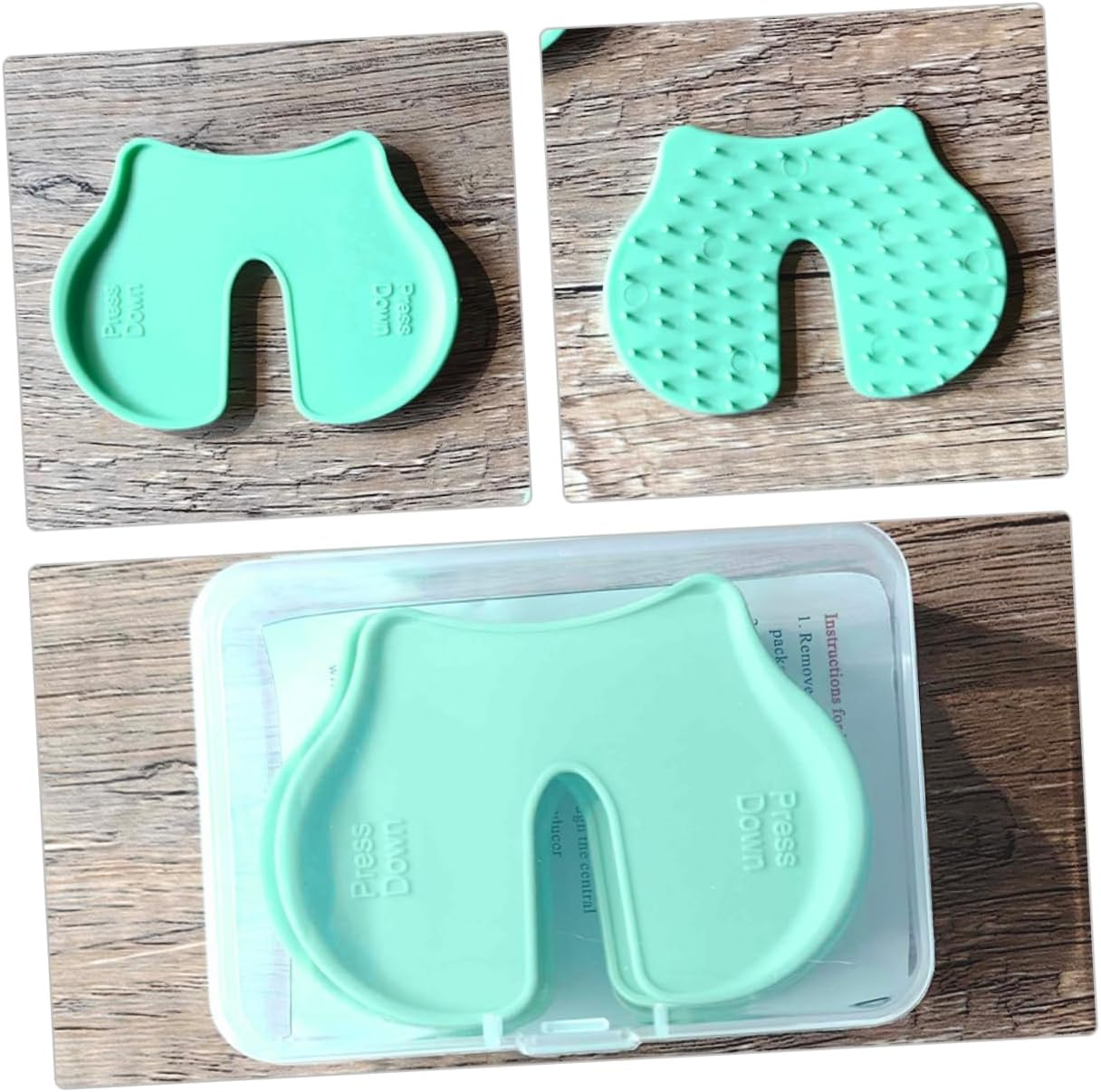 Healeved 4Pcs Injection Pain Reducer Pads Shot Helper for Kids Adults Alleviate Needle Anxiety Reusable Shot Blockers for Comfortable Immunizations Easy to Clean image number 4