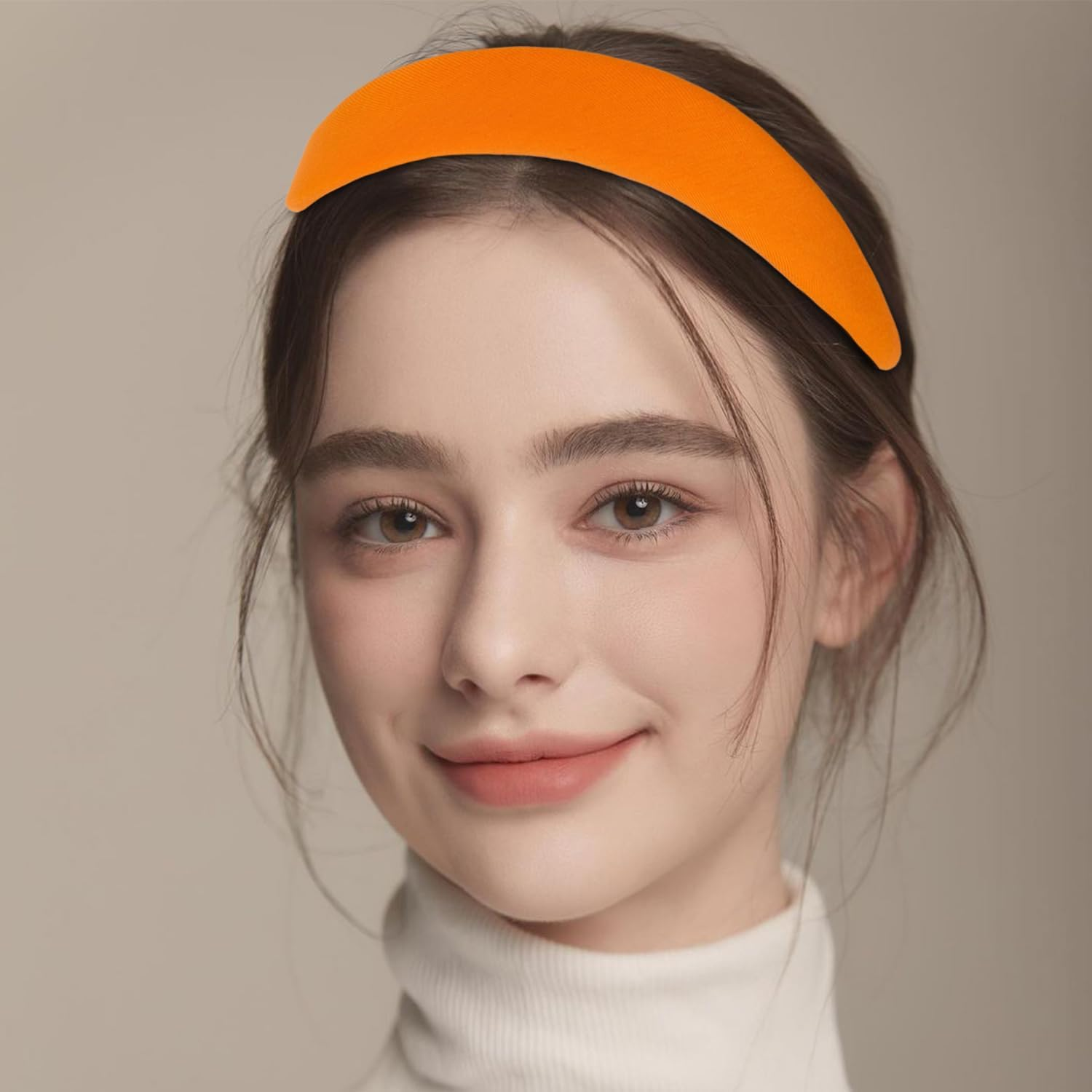 Pack of 2 Wide Face Headbands, Classic Retro, Simple and Fashionable, Elee Hair Accessories for Girls, Multifunctional Headband, Personalised Hairstyle Decoration image number 3